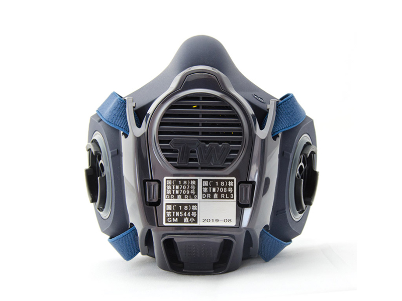 日本進(jìn)口重松制作所TW08S防塵防毒面具手辦模型噴漆礦井電焊傳聲(圖2)