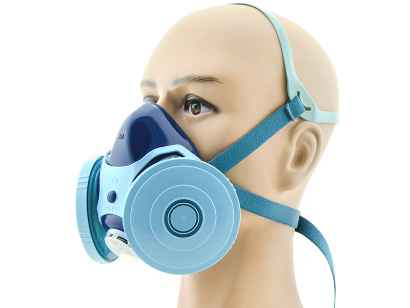 KOKEN/興研進口1021R-07防塵面具雙濾棉濾芯焊接礦業(yè)視野廣輕便(圖4)