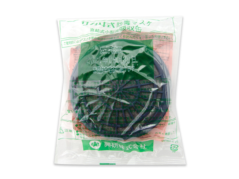 KOKEN/興研 日本原裝進口酸性氣體KGC-1-L濾毒盒R-6(圖3)